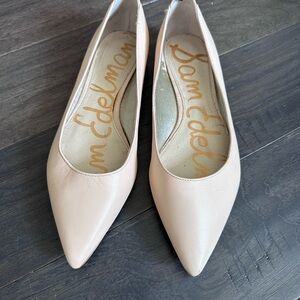 Sam Edelman Women's Cream Flats